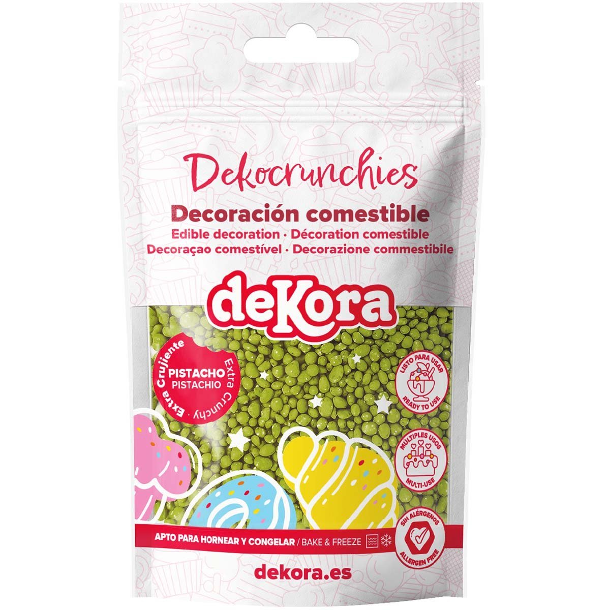 Pistaasinmakuiset rapeat koristerakeet, 100 g