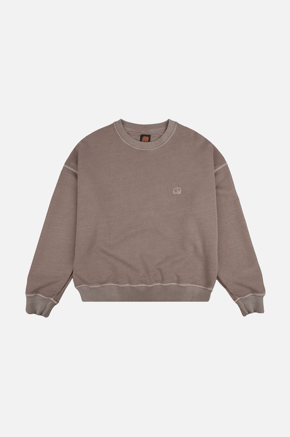 Women's Essential Pigment Heavyweight Oversized Sweater Brindle