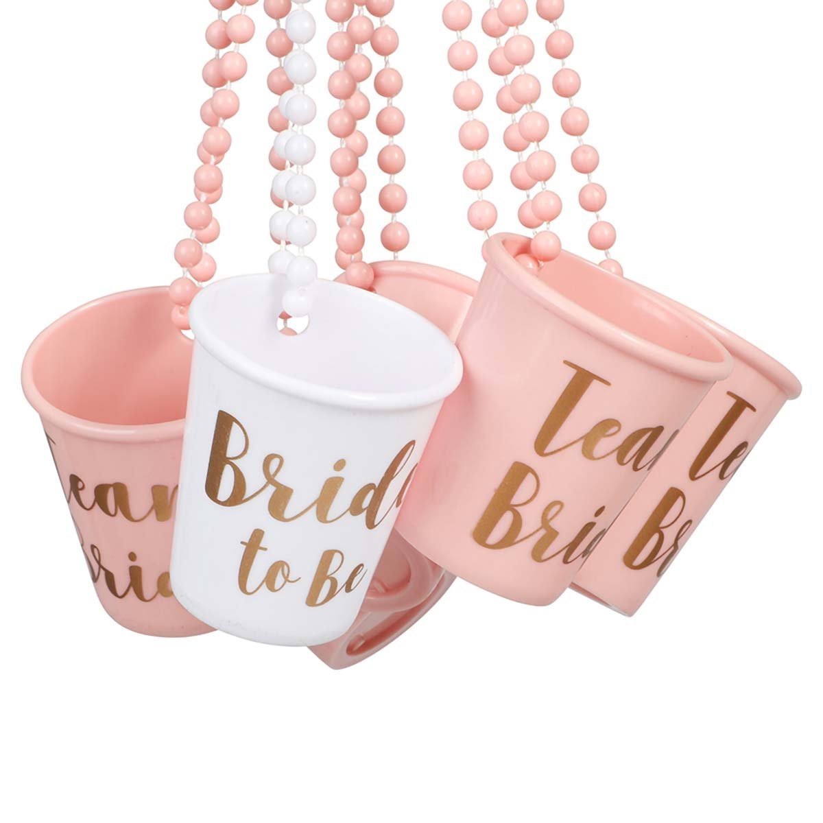 Shottilasi-kaulakorut - Bride to Be, 5 kpl