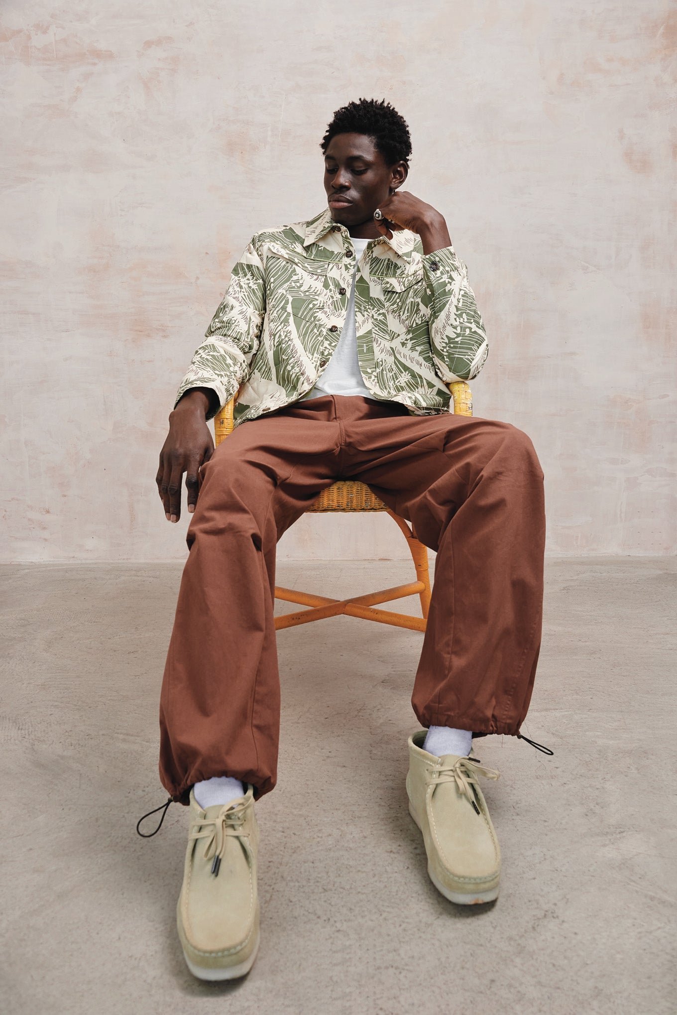 Safari Men's Organic Cotton Trousers Chocolate