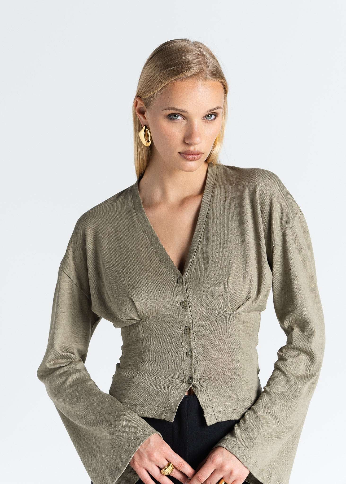 D'Arc Blouse Green