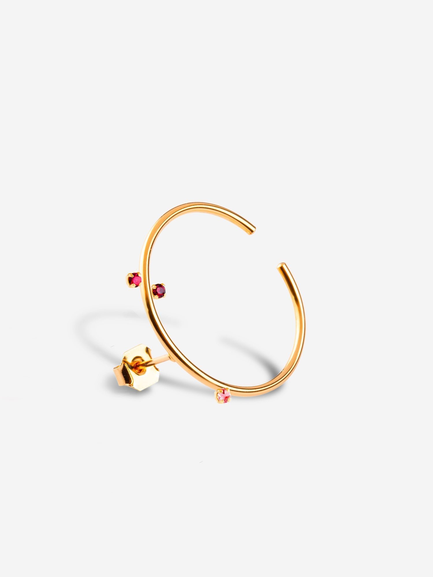 Marceau Single Earring Pink