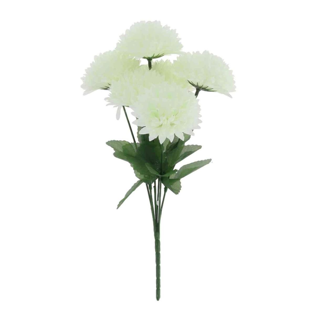 Tekokukkakimppu - Daalia, valkoinen, 32 cm