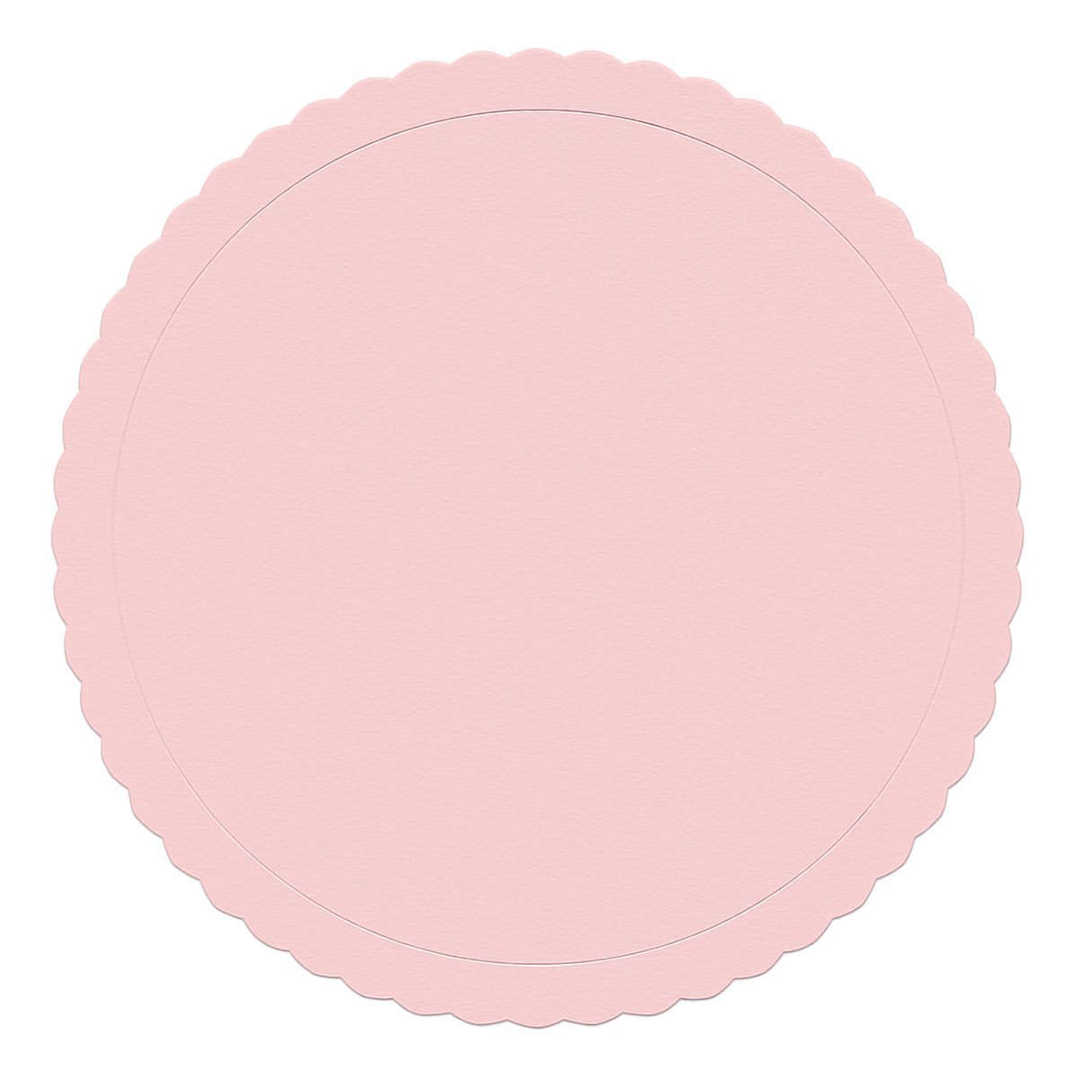Kakkualusta aaltoreuna - Pastellipinkki, 30 cm