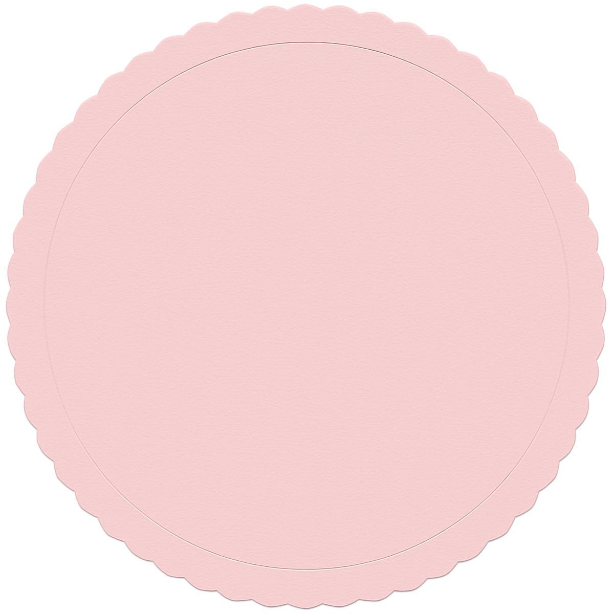 Kakkualusta aaltoreuna - Pastellipinkki, 35 cm