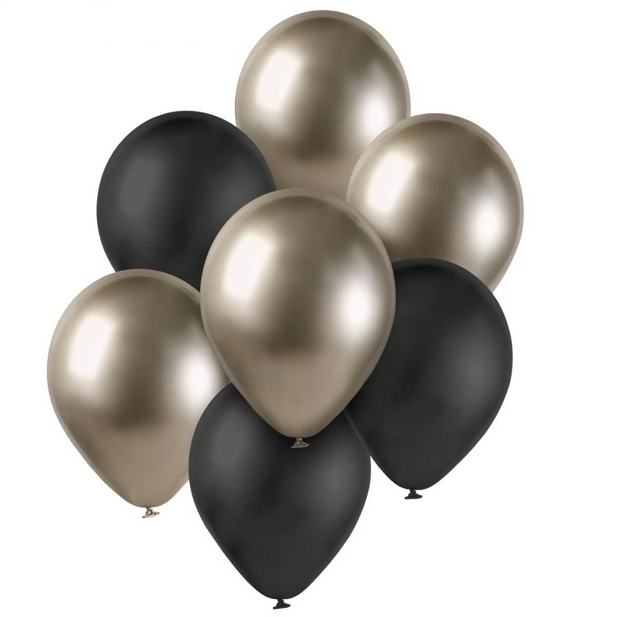 Ilmapallokimppu - Prosecco-musta, 30 cm, 7 kpl