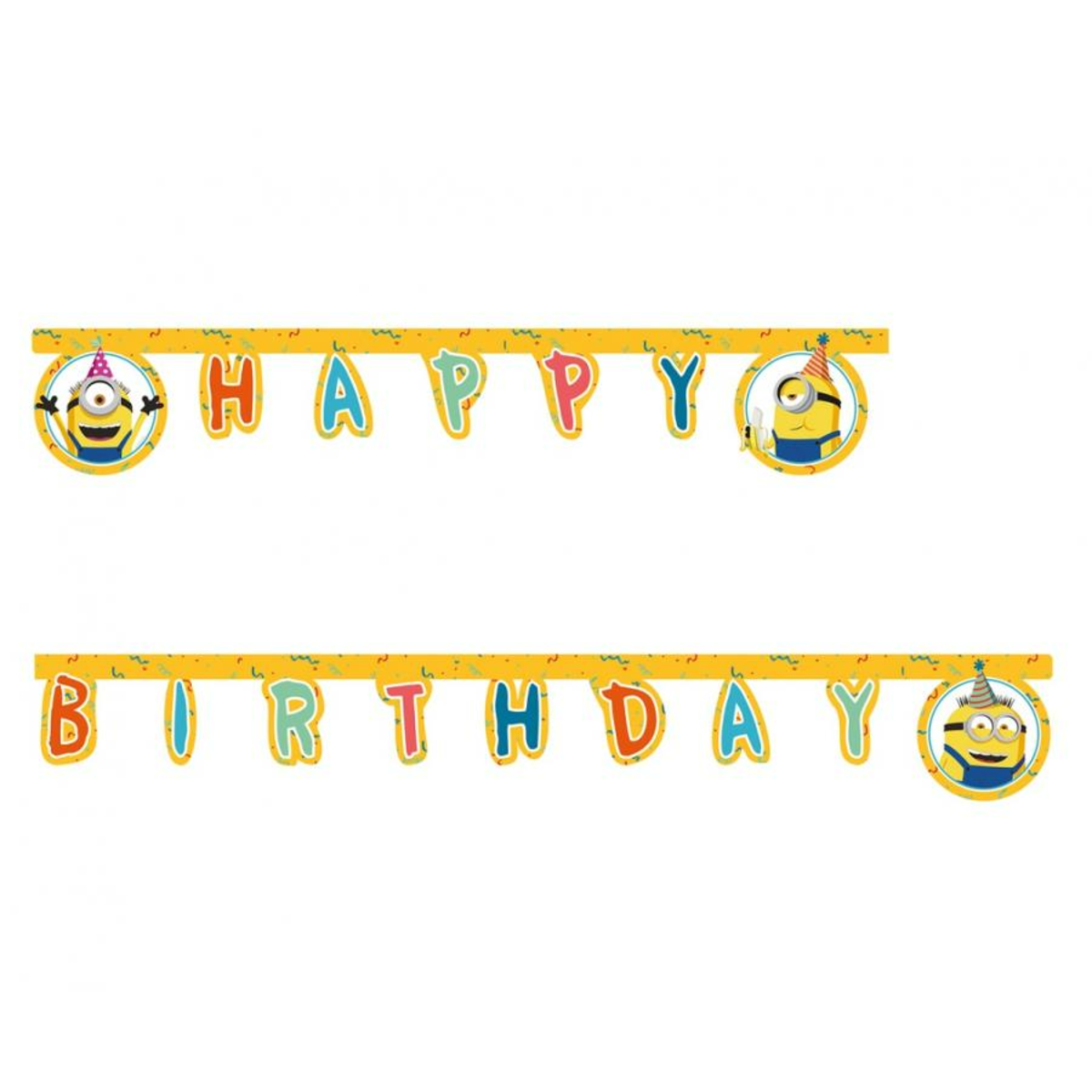Banneri - Minions, Happy Birthday, 200 cm