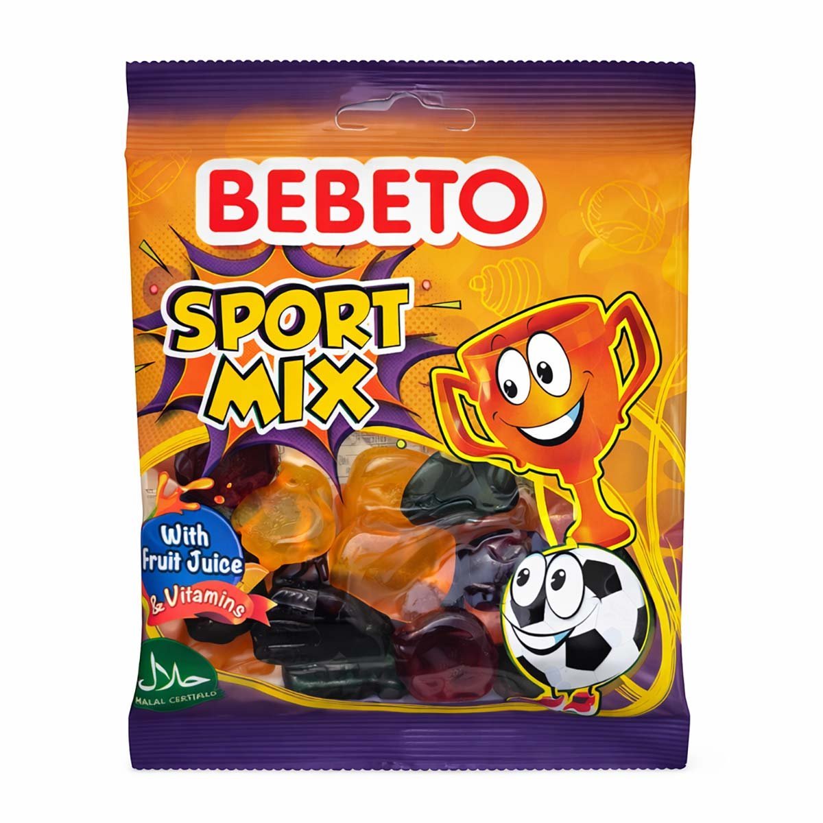 Hedelmäiset hyytelokarkit - Sport Mix 80g