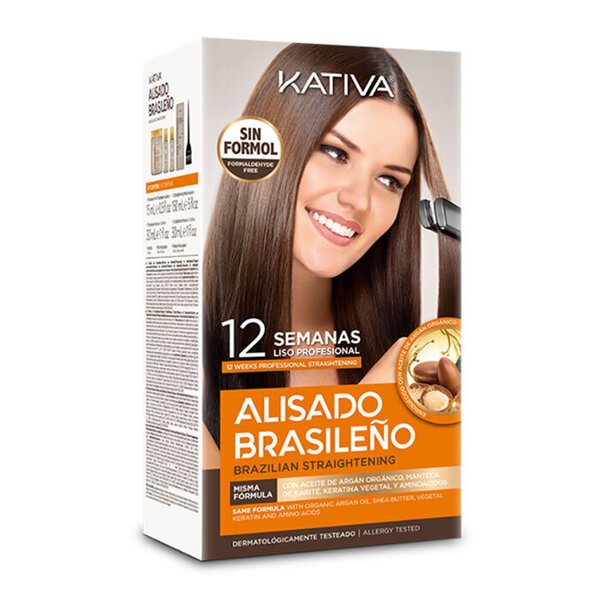 Kativa Alisado Brasileno setti brasilialaiseen hiusten suoristukseen, 1 kpl