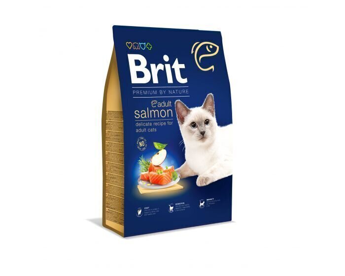 Brit Premium Cat Adult Salmon kissanruoka 8kg