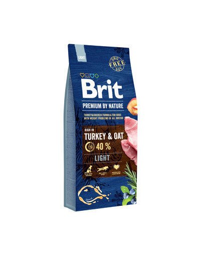 Brit Premium by Nature Light täysravinto koirille 15kg