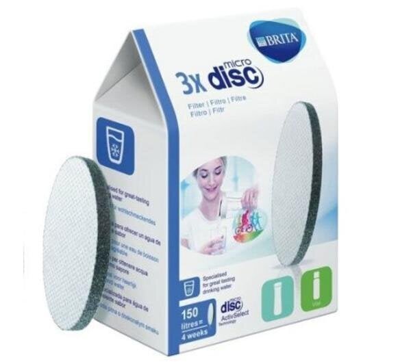 Cartouche BRITA - MiscroDisc - 3 suodatinta - 1 suodatin = 1 kuukausi suodatusta