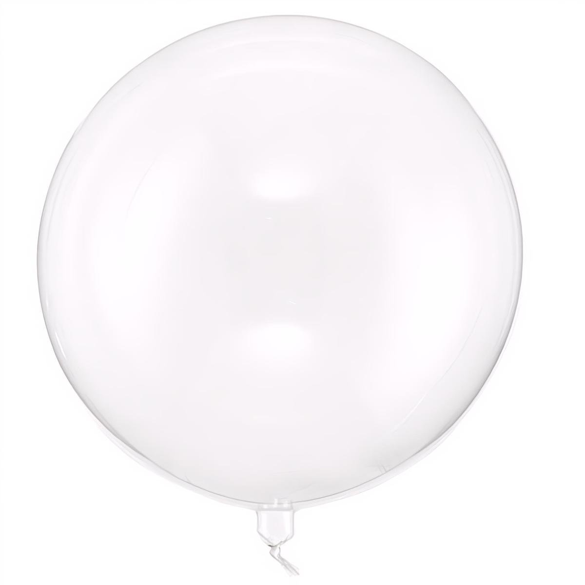 Pyöreä muovinen kuplapallo - Läpikuultava, 40 cm