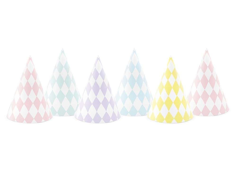 Juhlahatut - Candy Pastel 6kpl