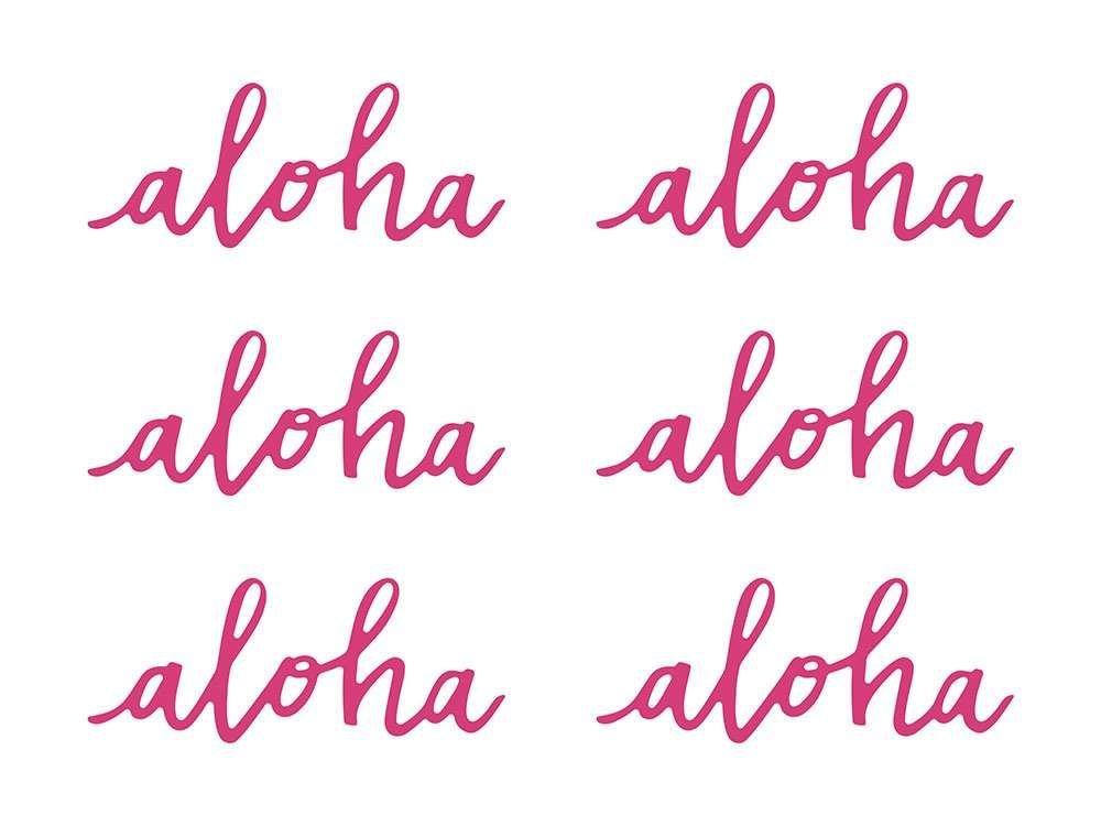 Pöytäkoriste Aloha