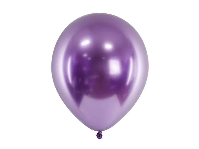 Kiiltävät ilmapallot - Violetit, 30cm, 10kpl