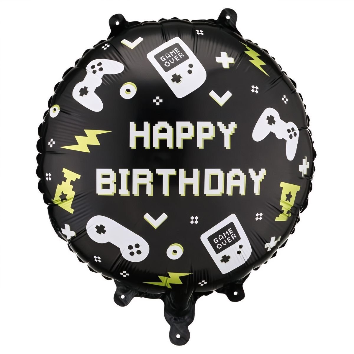Foliopallo - Happy Birthday peliteema, 35 cm