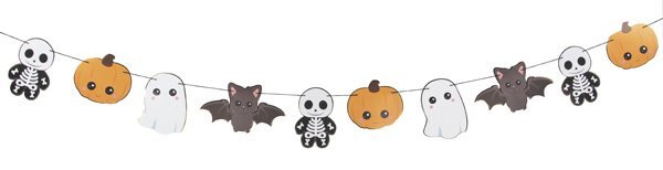 Halloween viiri, söpöt hahmot, 3m