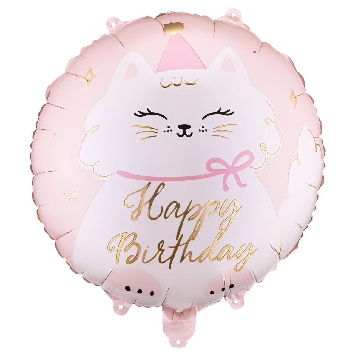 Foliopallo - Happy Birthday kissa, 35 cm