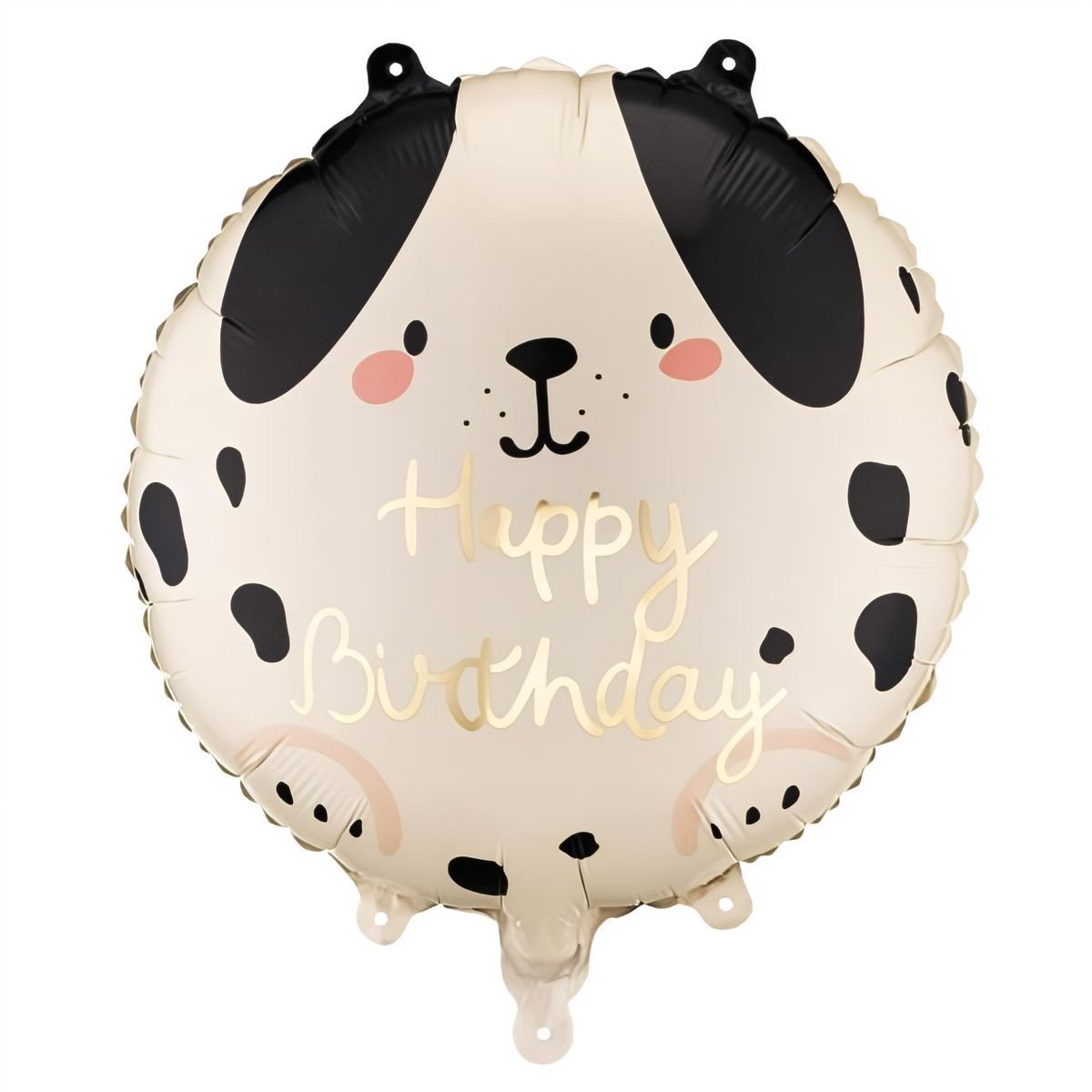 Foliopallo - Happy Birthday koira, 35 cm