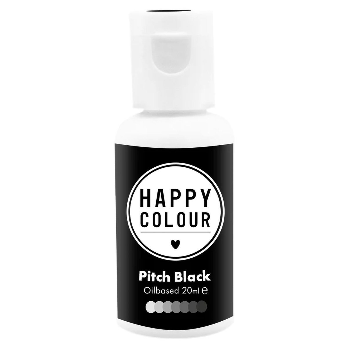 Öljypohjainen Elintarvikeväri - Musta, 20ml
