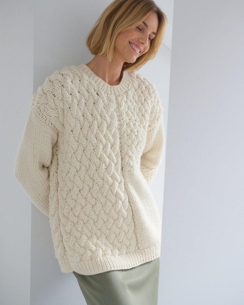 Heartbreaker Alpaca & Wool Sweater Seal Salt