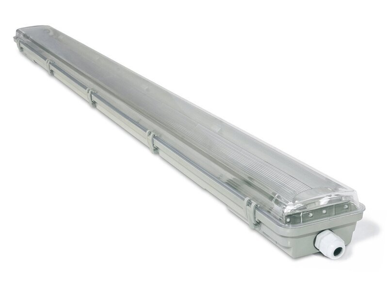 Hermeettinen valaisin LED T8-loistelampuille - 2x120cm