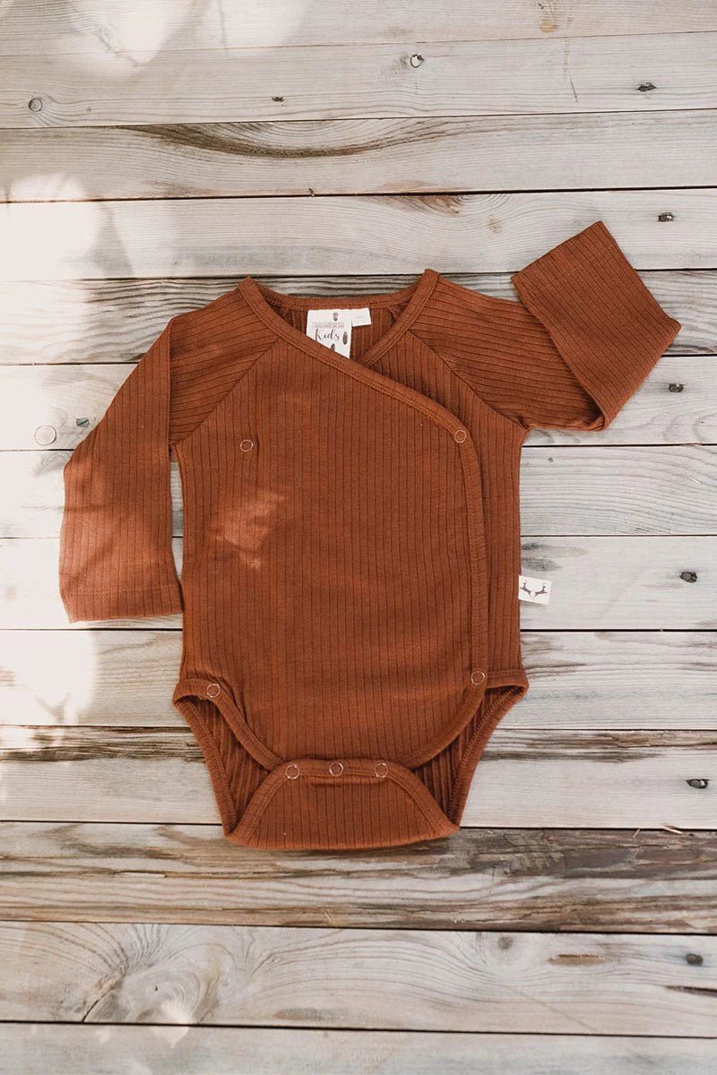 Baby's Jael Ribbed Bodysuit Garnet Agate