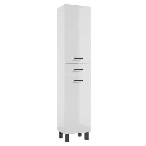 Kaappi Euroliux 207-C03504 C35, valkoinen