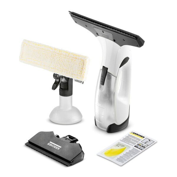 KARCHER WV 2 Plus - Ikkunanpesuri - 2 käytävää (170 mm + 280 mm) - Akunkesto 35 min - Puhdistaa jopa 105 m²