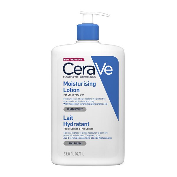 Kosteuttava kasvo- ja vartalovoide CeraVe Moisturising 1000 ml