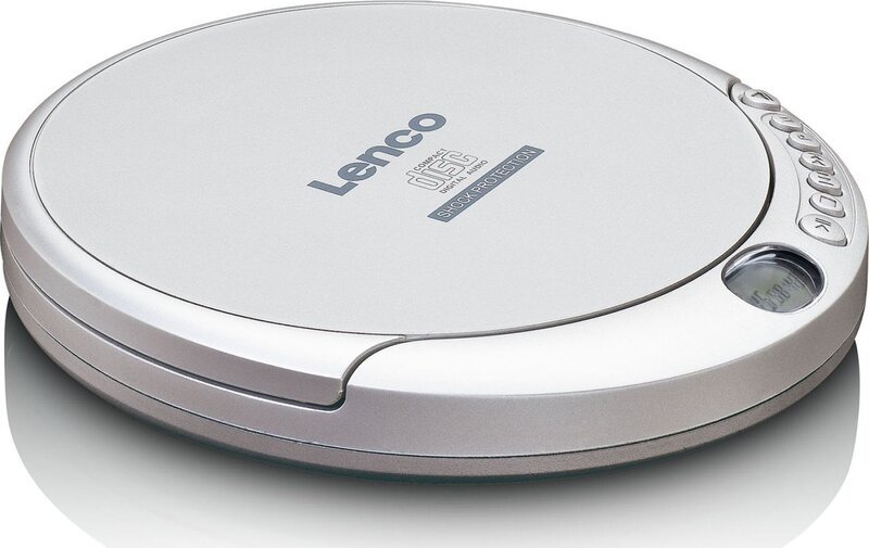 MP3-soitin Lenco CD-201S CD-soitin FM-radiolla ja Bluetoothilla