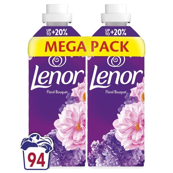 Lenor pyykinhuuhteluaine Floral Bouquet, 2x987 ml