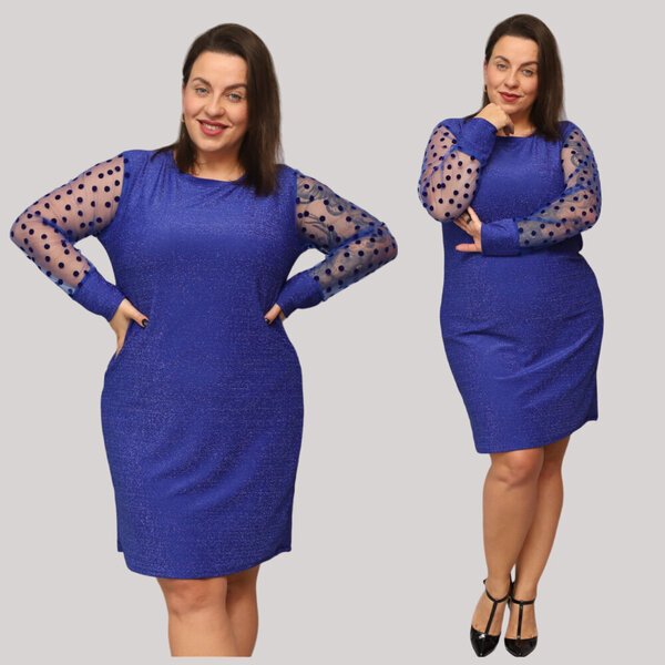 Naisten mekko Amber, sininen, 44