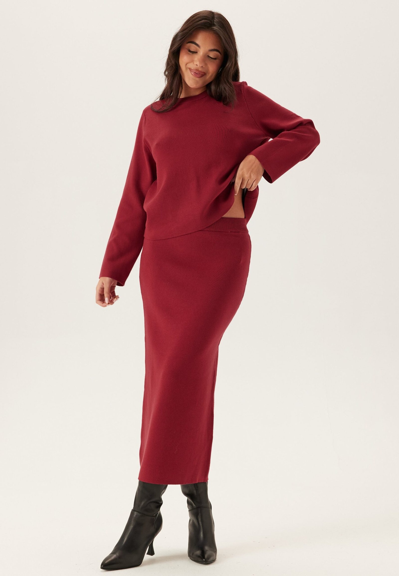 Objreynard Hw Knit Skirt Noos