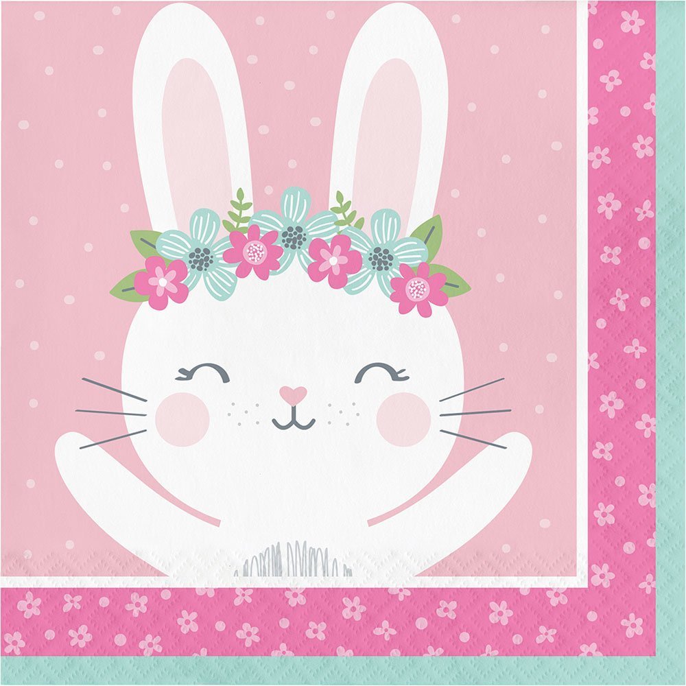 Birthday Bunny Lautasliinat, 16kpl