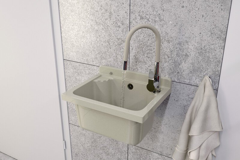 Pesuallas farmialtaanpesuallas Granitan Loma beige