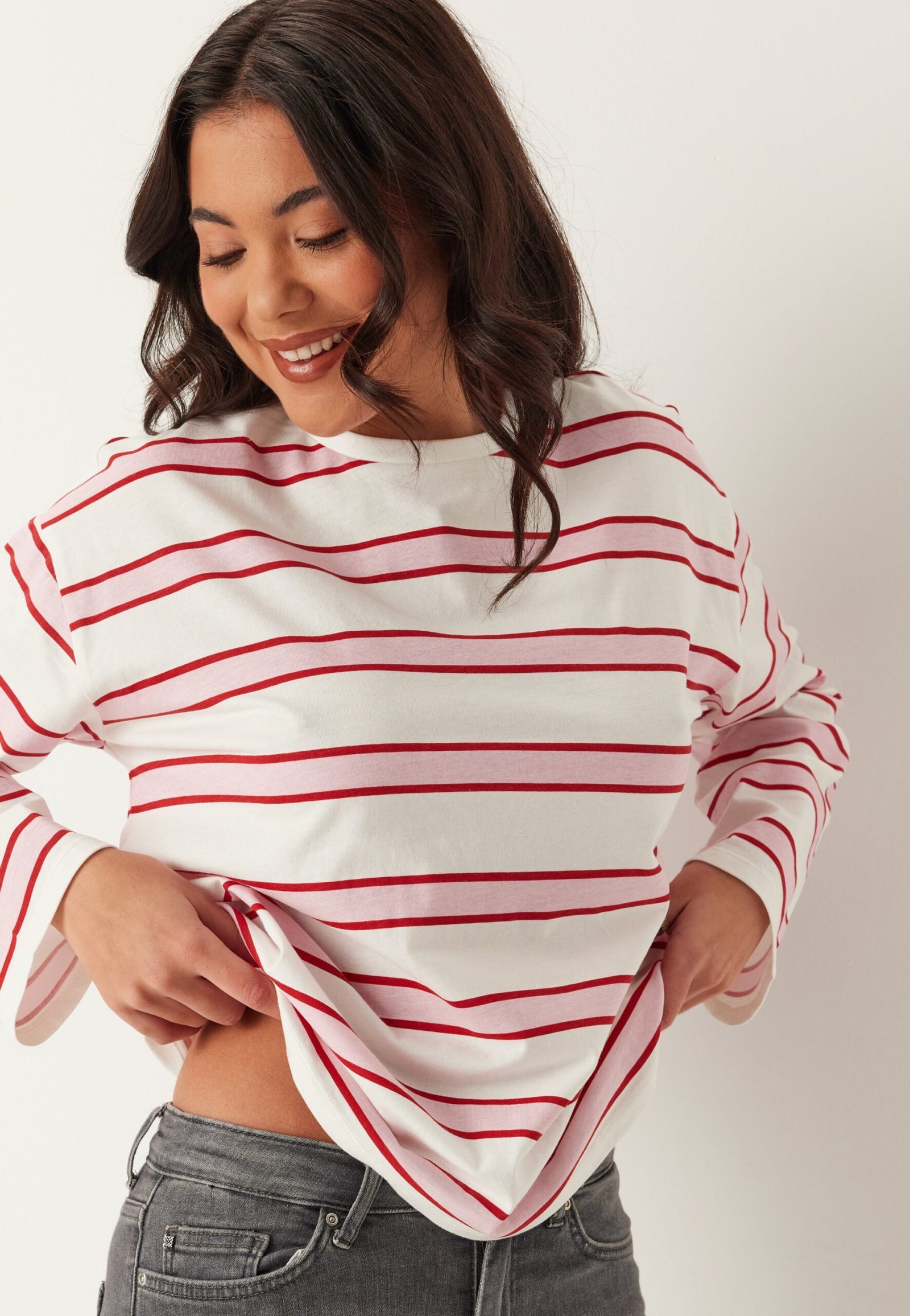 Pcmila Ls Loose Tee Jrs