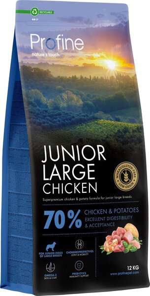 Profine suurten rotujen koirille, kanaa ja perunaa, 12 kg