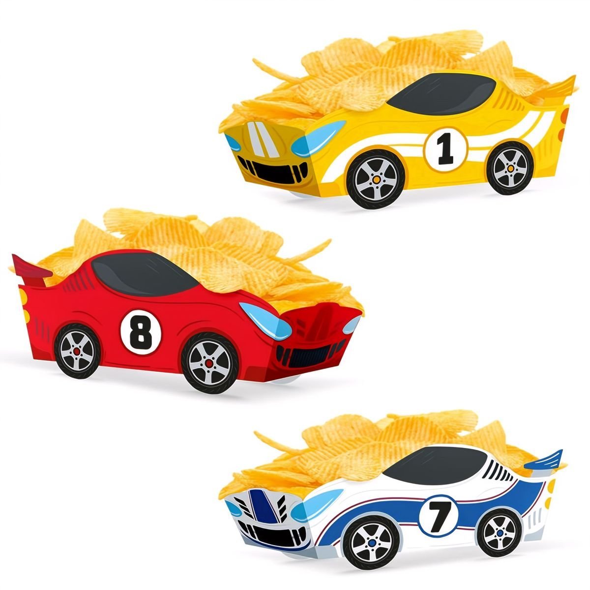 Tarjoiluastiat - Race On, 3 kpl