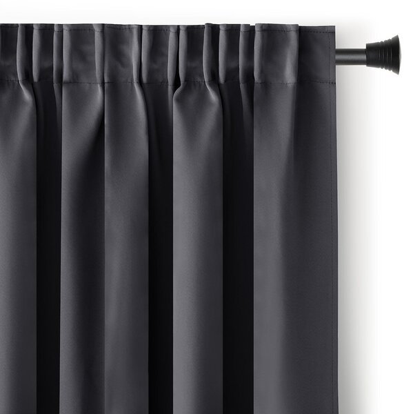 Restilo pimennysverho Blackout Charcoal, 140x230 cm, harmaa