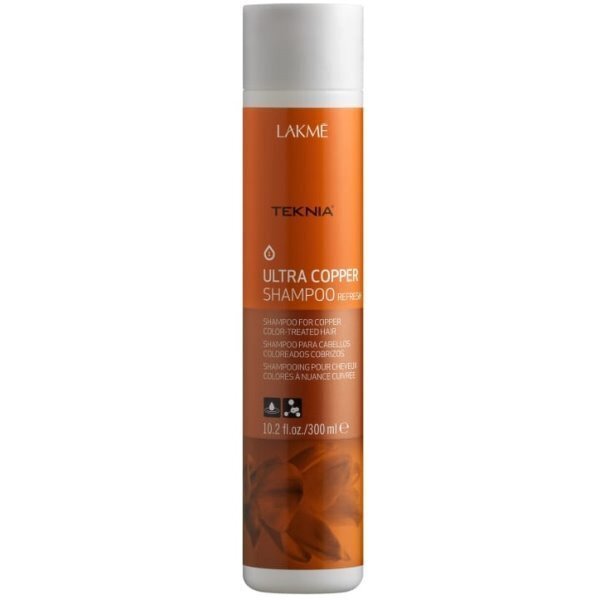 Shampoo kuparinvärisille hiuksille Lakme Teknia Ultra Copper 300 ml