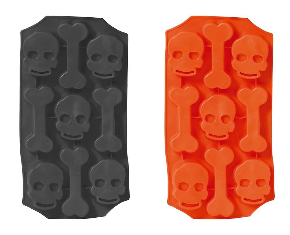 Halloween Silikonimuotti - Pääkallo ja Luu