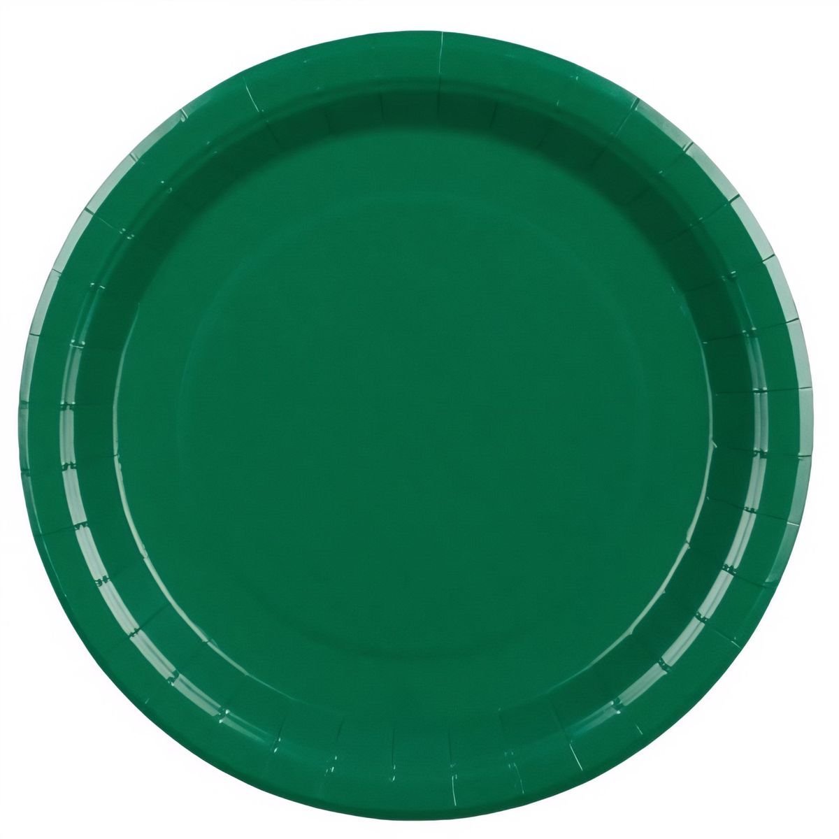 Pahvilautaset - metsänvihreä, Ø23 cm, 6 kpl