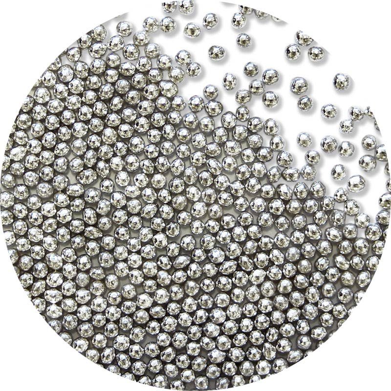 Hopeiset nonparellit, 1mm, 25g