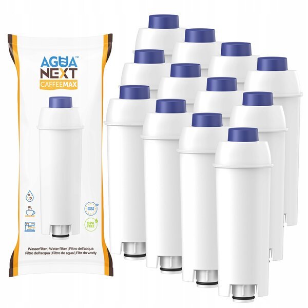Suodatinpatruuna Delonghi kahvinkeittimen vedensuodatin 12kpl vaihto Agua Seuraava