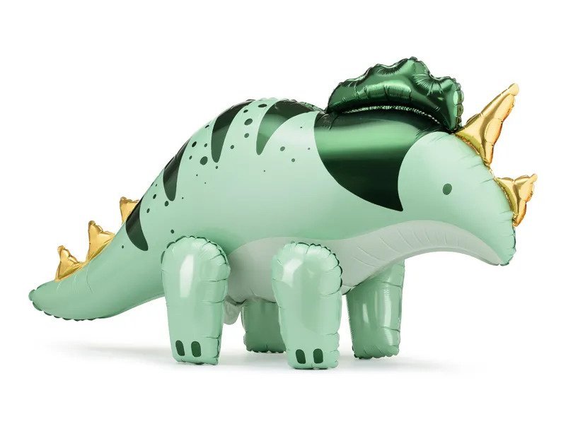 3D Foliopallo - Triceratops, Vihreä, 93x49cm