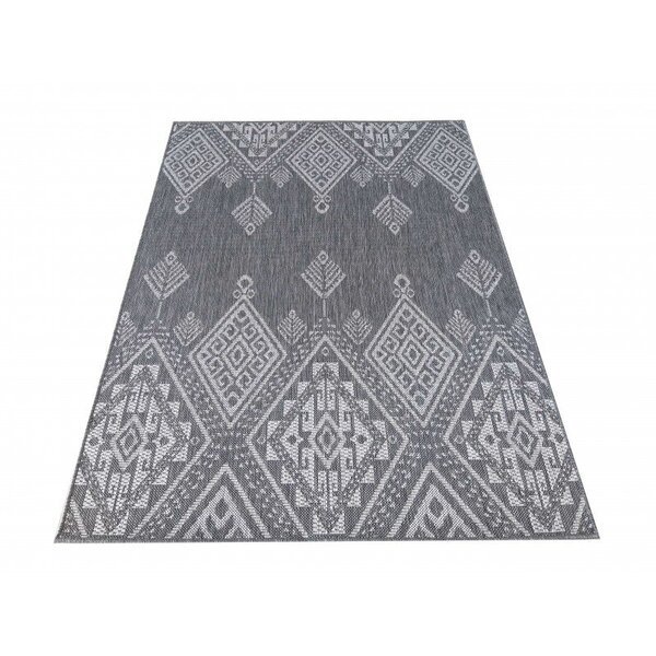Kaksipuolinen matto Zara 13 harmaa 80x150 – polypropeeni, helppohoitoinen