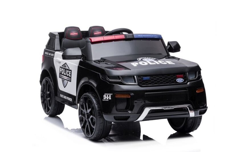 Yksipaikkainen poliisin sähköauto BBH-021, musta