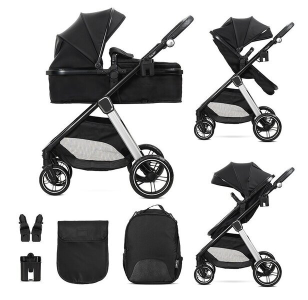Yleiskäyttöiset lastenvaunut Lorelli Aspen 2in1, black